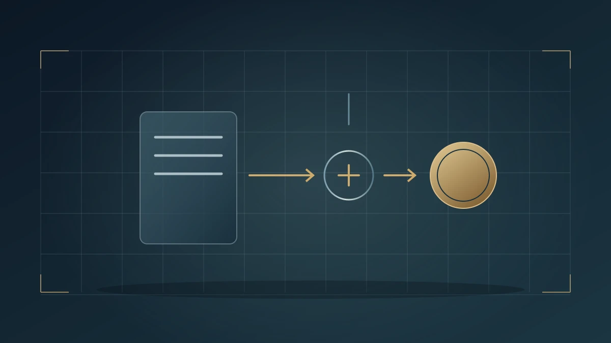 ERC-2981 informa de regalías; el pago requiere una acción separada. Ilustración vectorial original de WFN