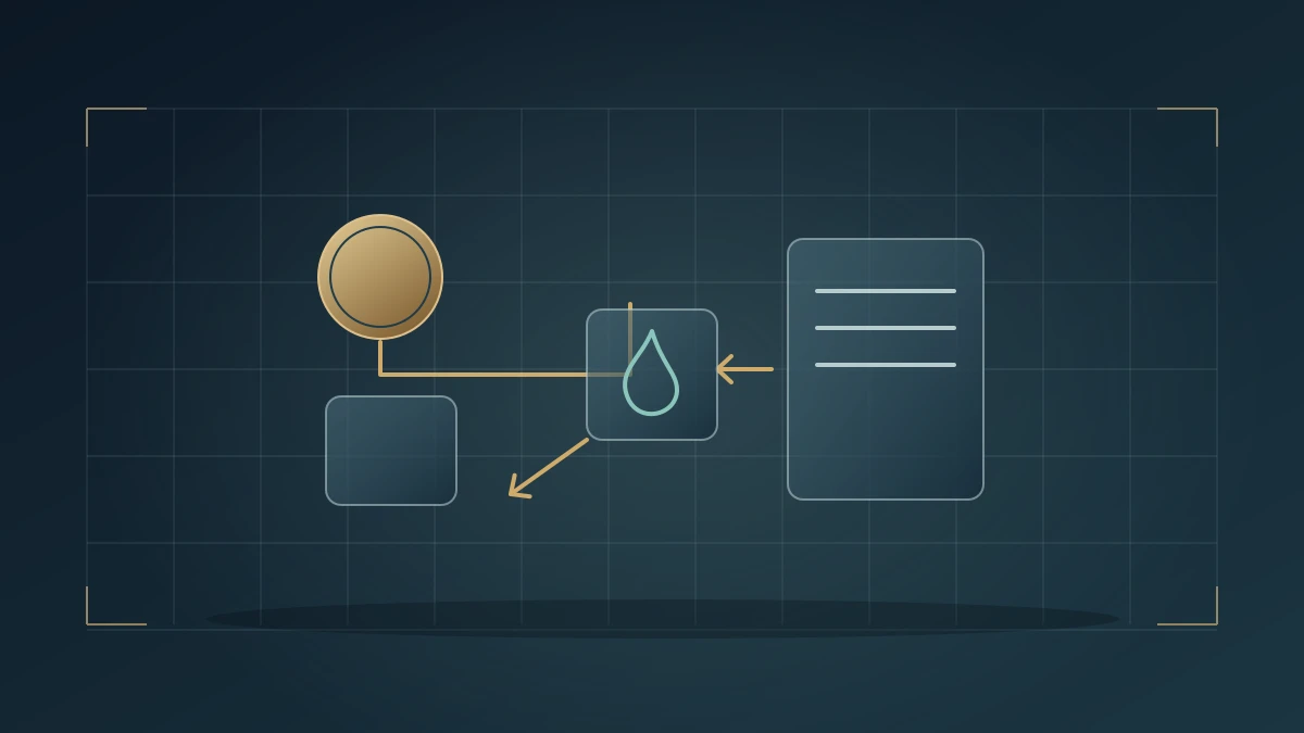 Sponsored wallet transactions: the paymaster economics behind ERC-4337. Original WFN vector illustration