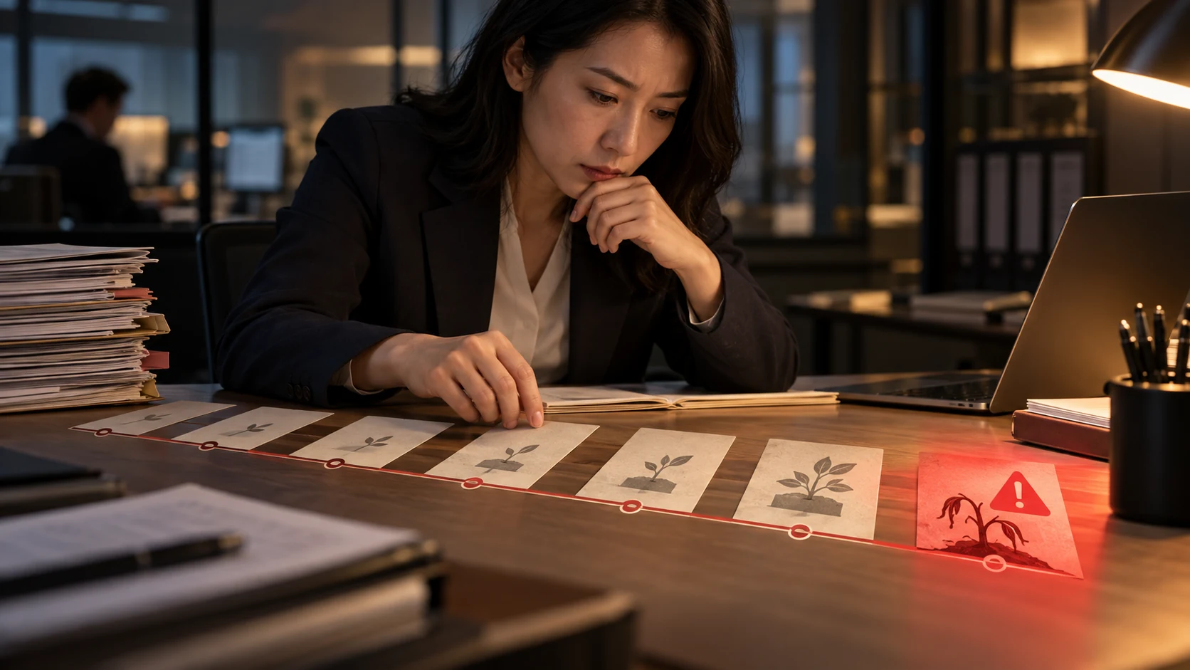 Brokerage compliance reviewer tracing repeated early unit-investment-trust sales and customer charges