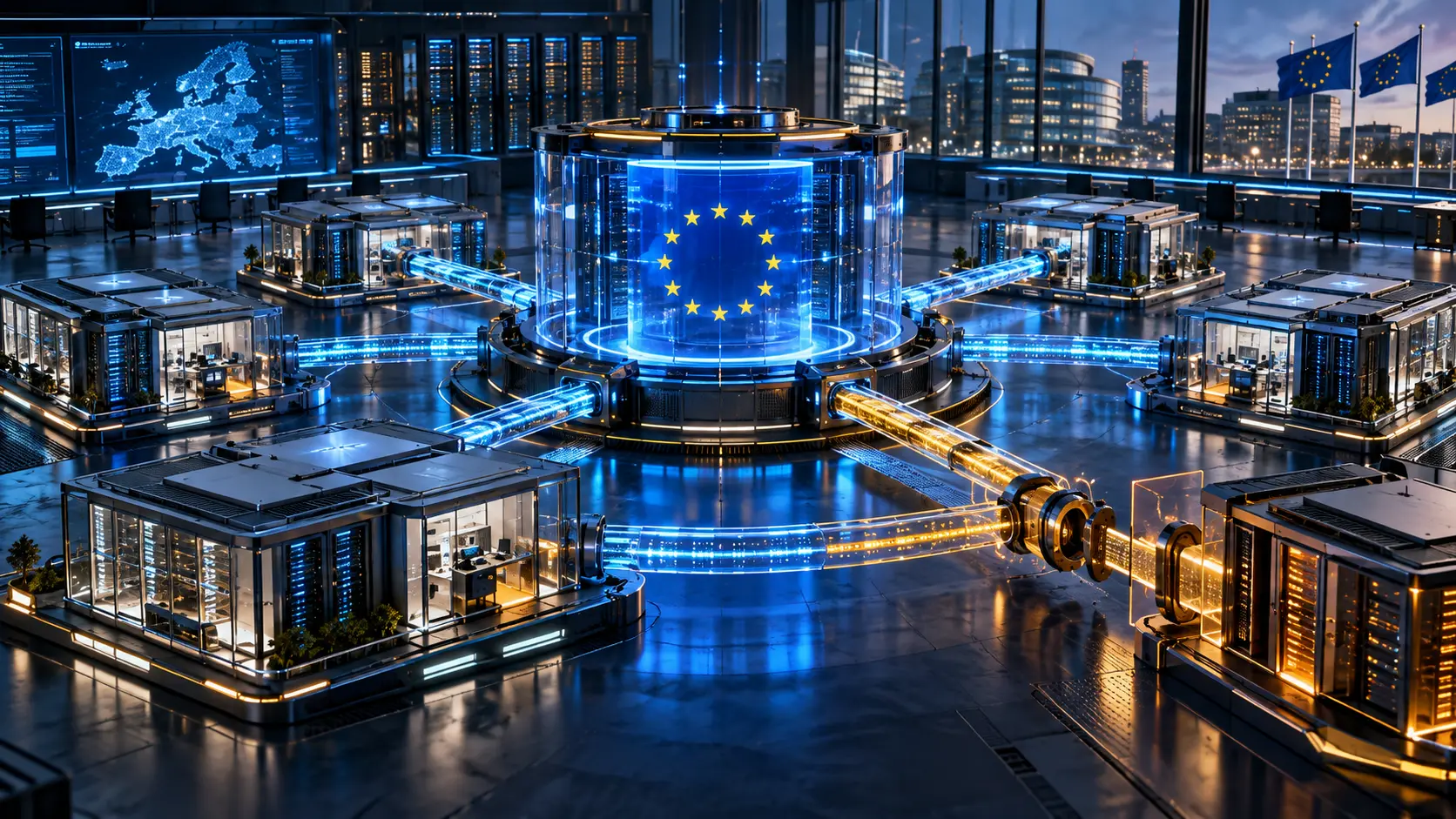Regulated crypto provider overseeing connected cloud, custody and support vendors through a protected operational control hub