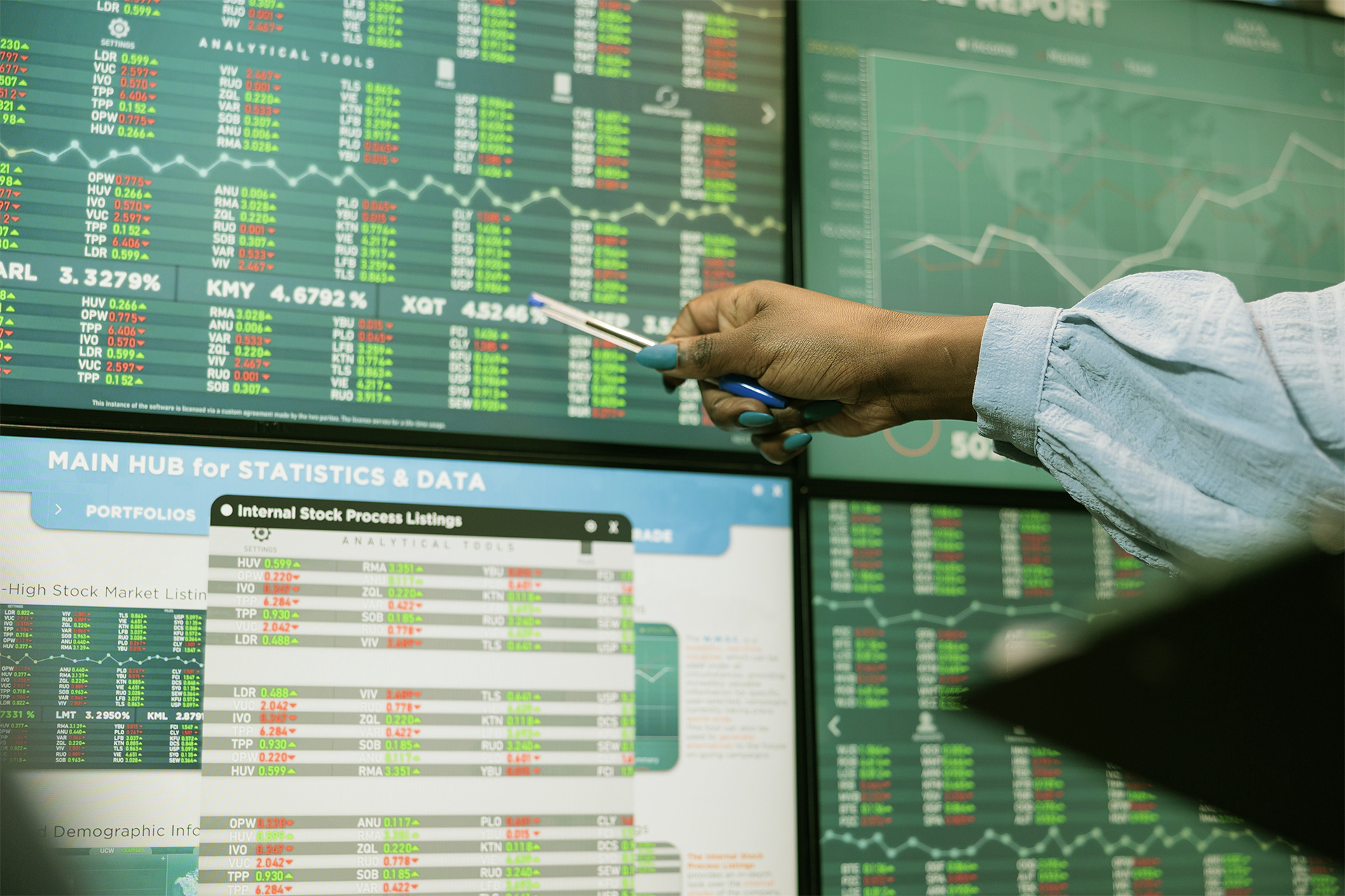 Main Label: Multiple Trading Terminals