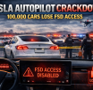 Tesla Autopilot Crackdown: 100,000 Cars Lose FSD Access