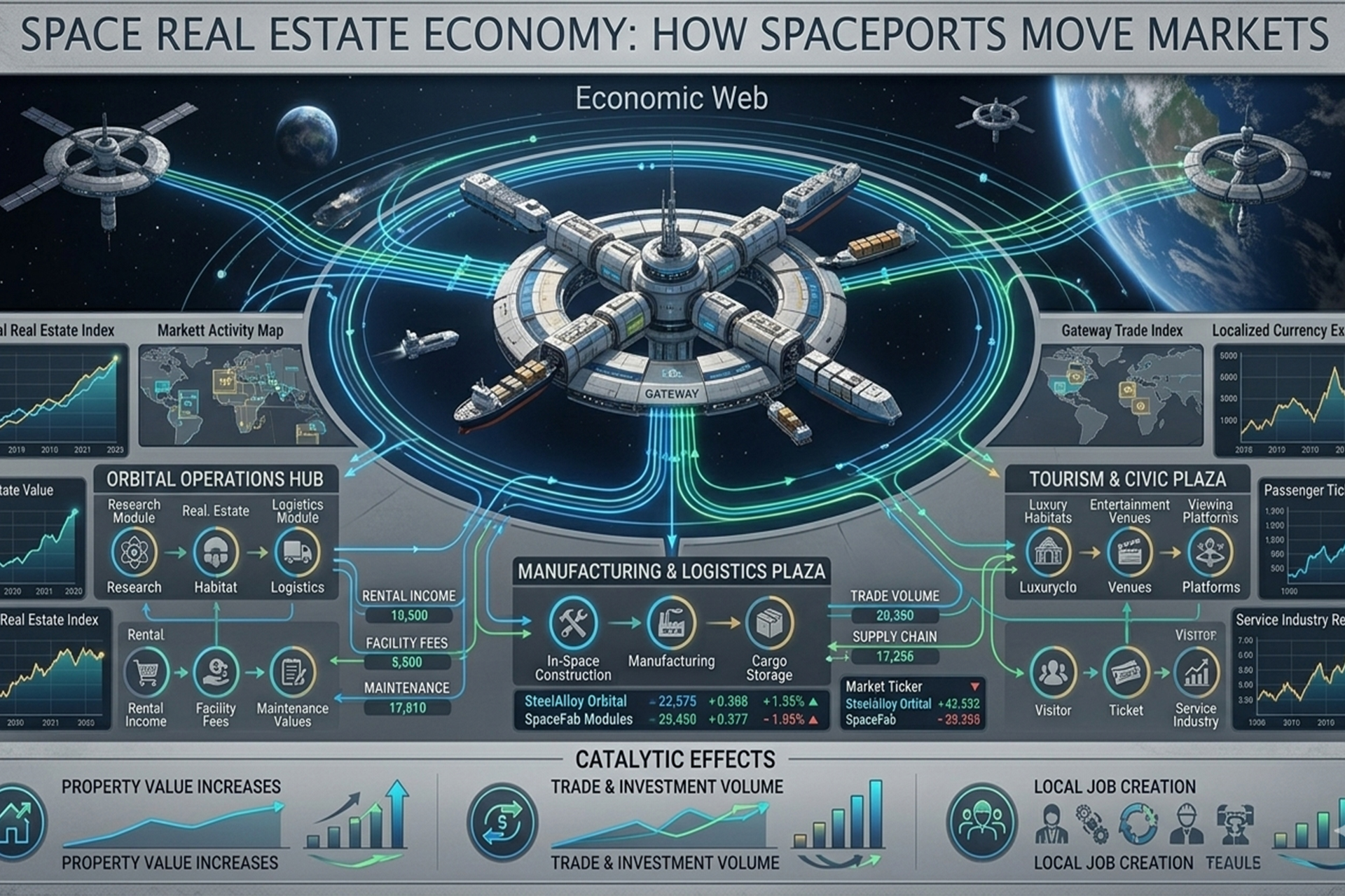 Space Real Estate Economy: How Spaceports Move Markets