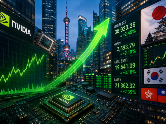 Asian Markets Surge as Nvidia and Chipmakers Fuel the AI Trade